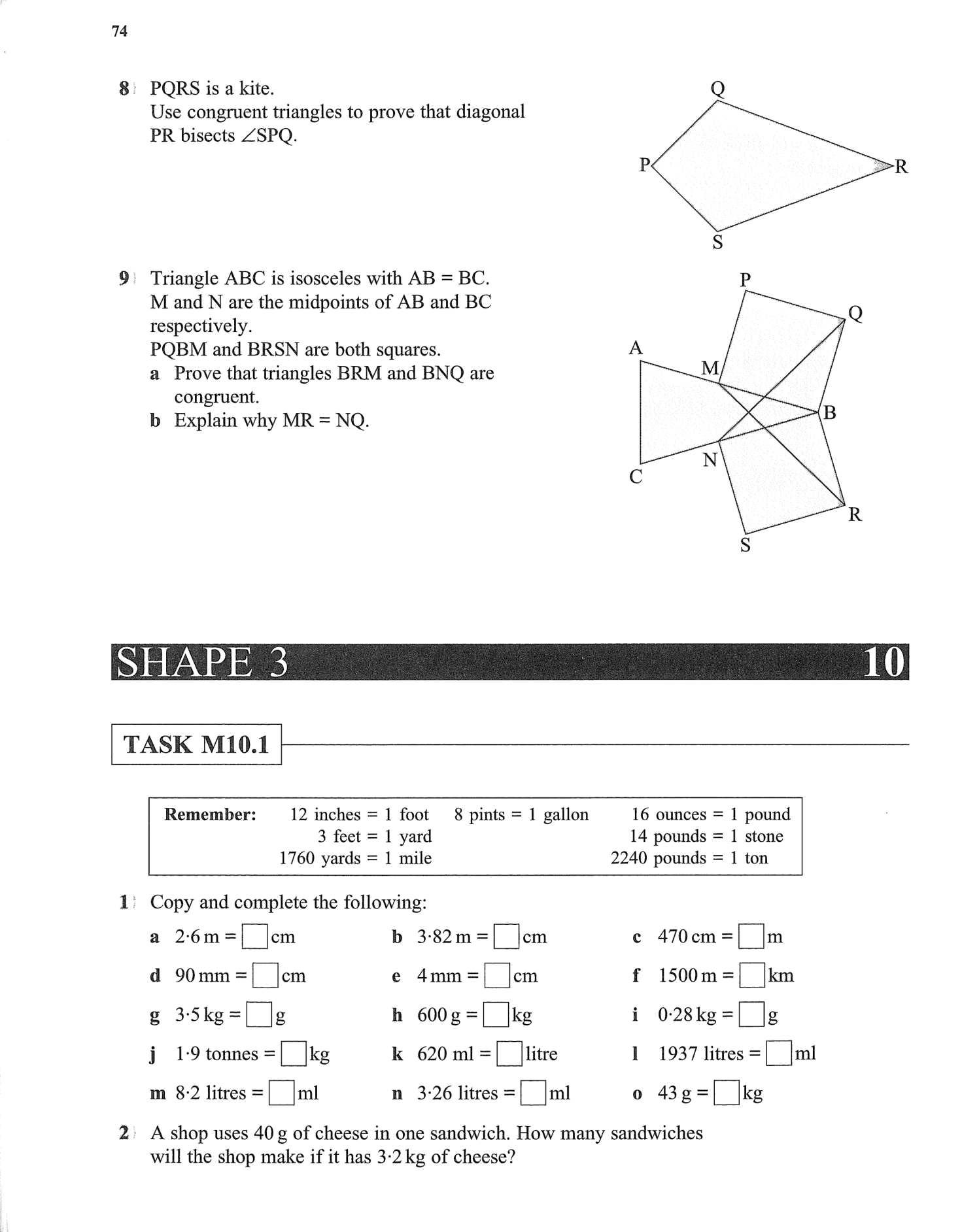 Essential Mathematics for GCSE - Higher - Homework Book